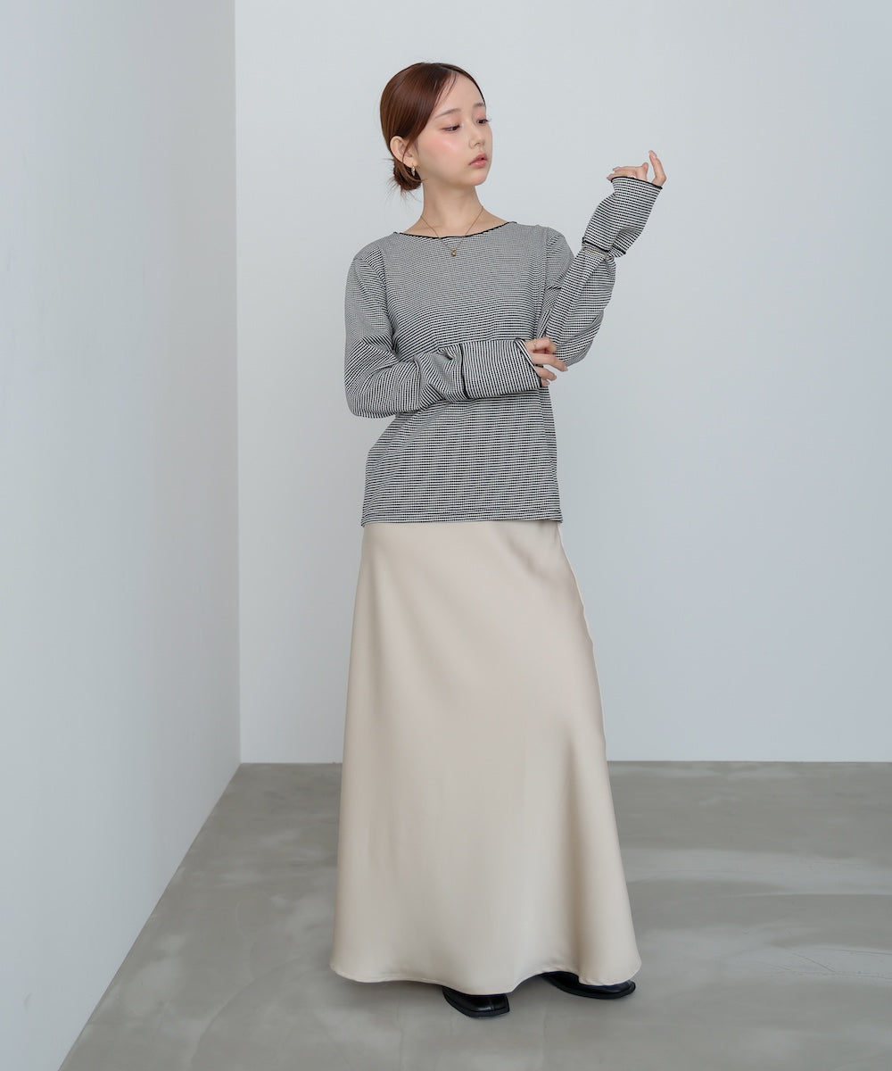 ポップコーンジャガード メロープルオーバー