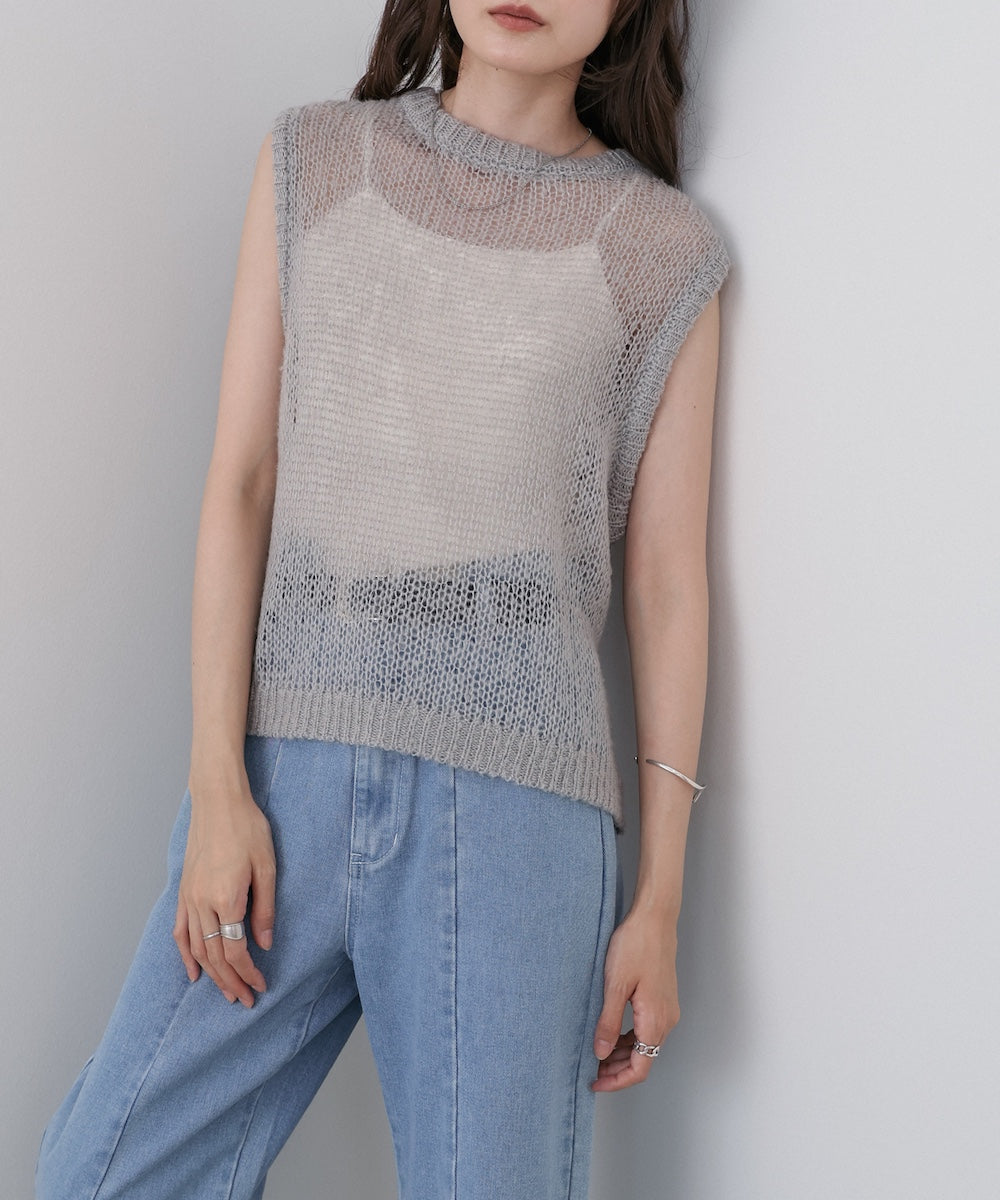 モヘアタッチシアーベスト