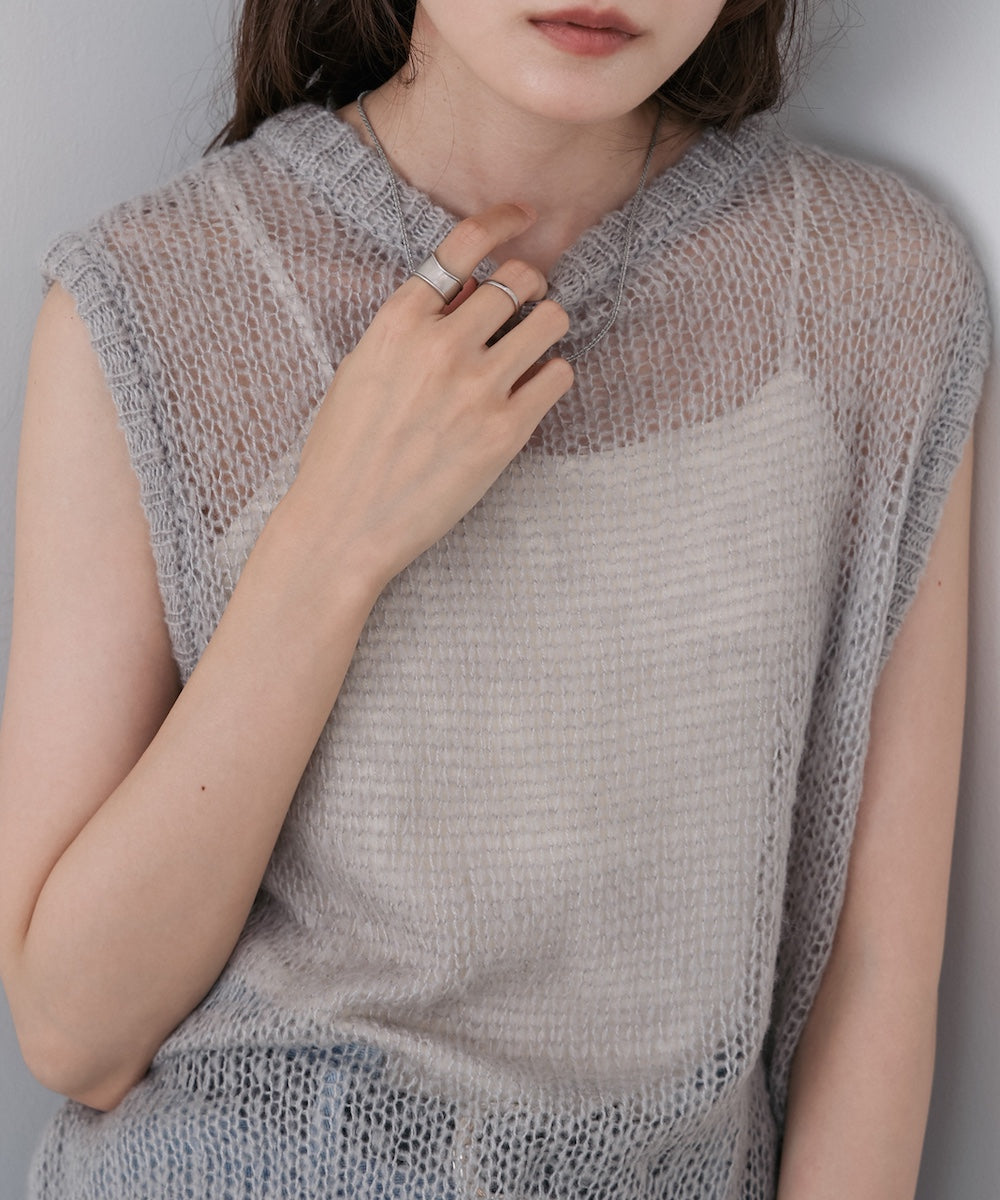 モヘアタッチシアーベスト