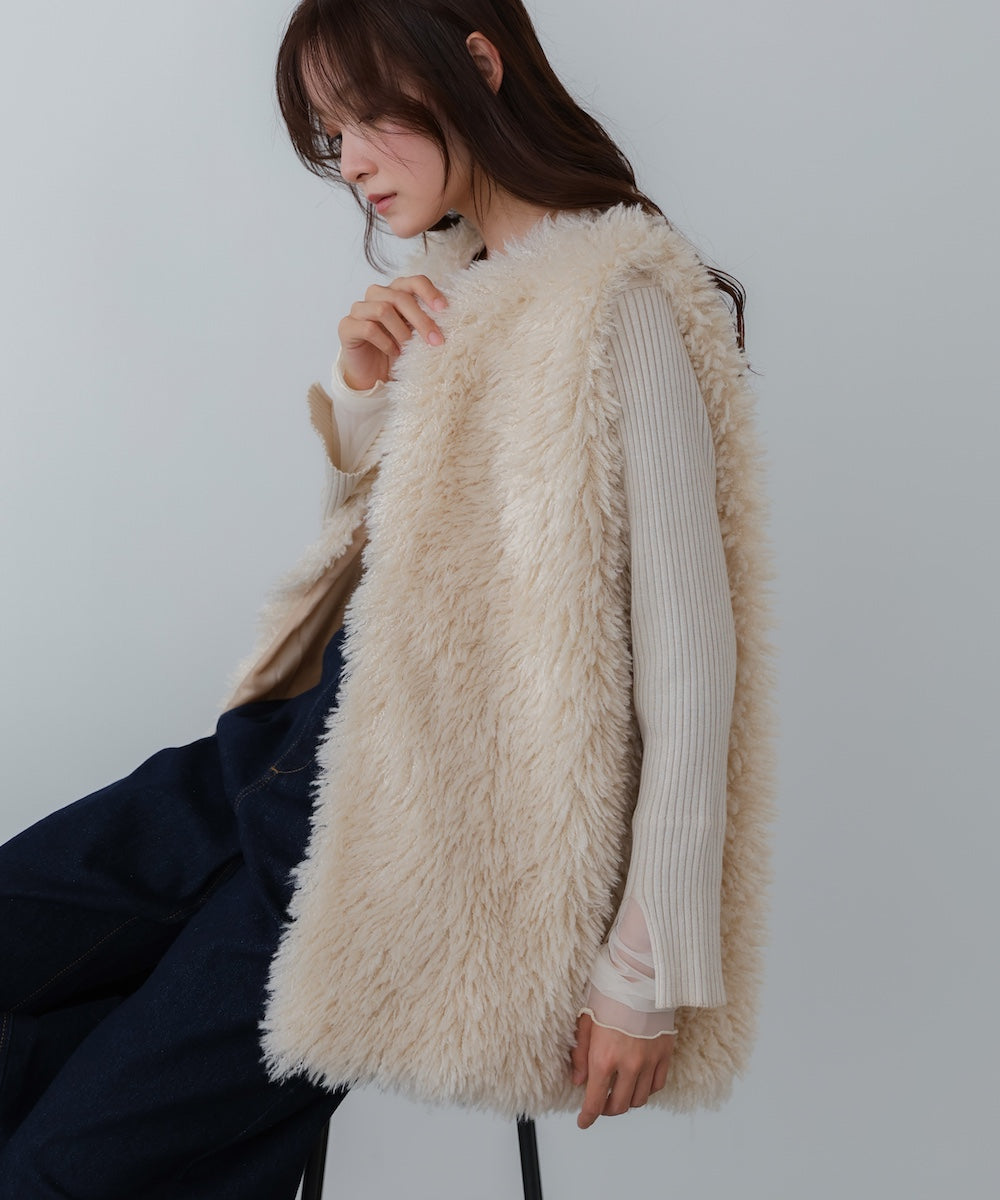 プードルボアベスト