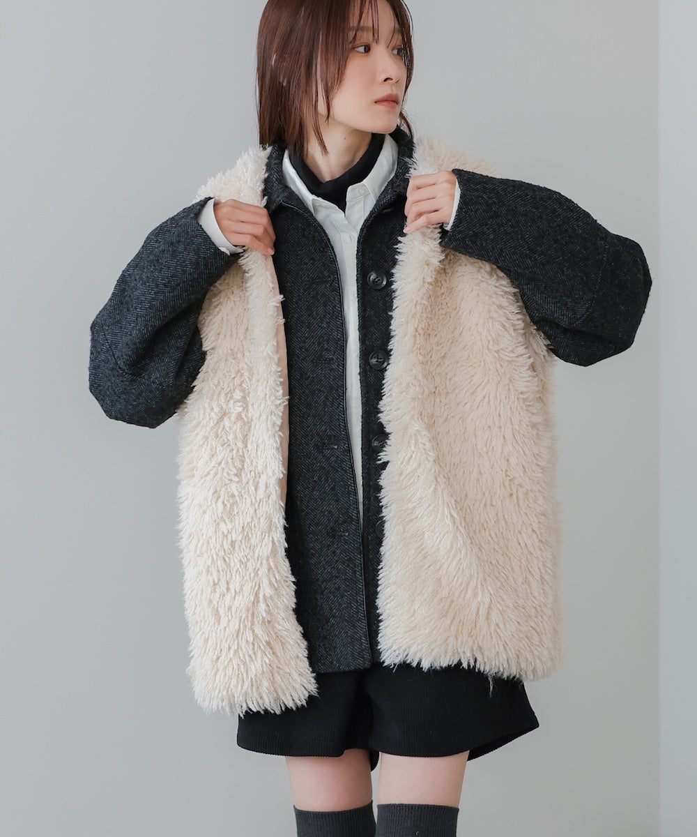 プードルボアベスト