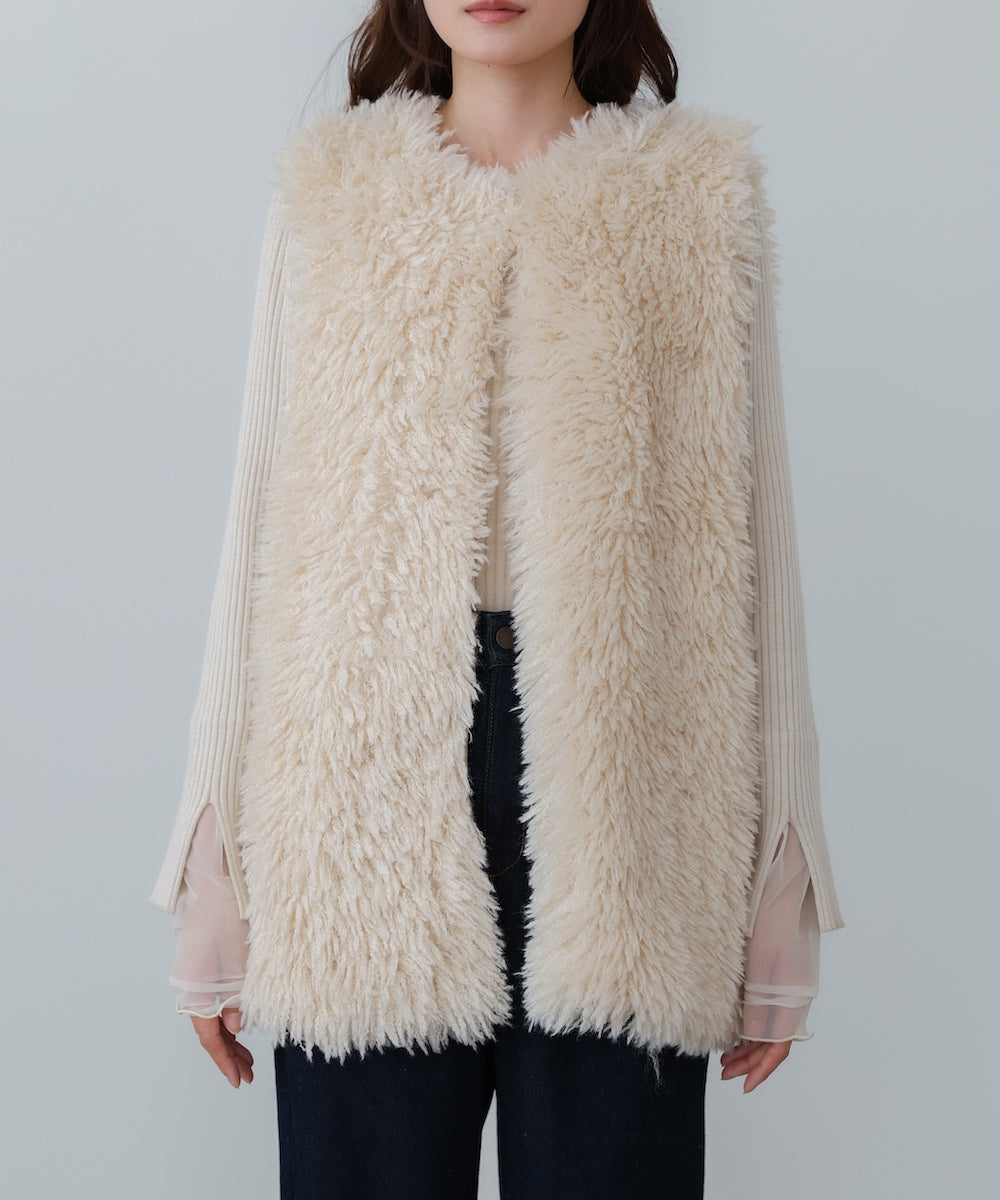 プードルボアベスト