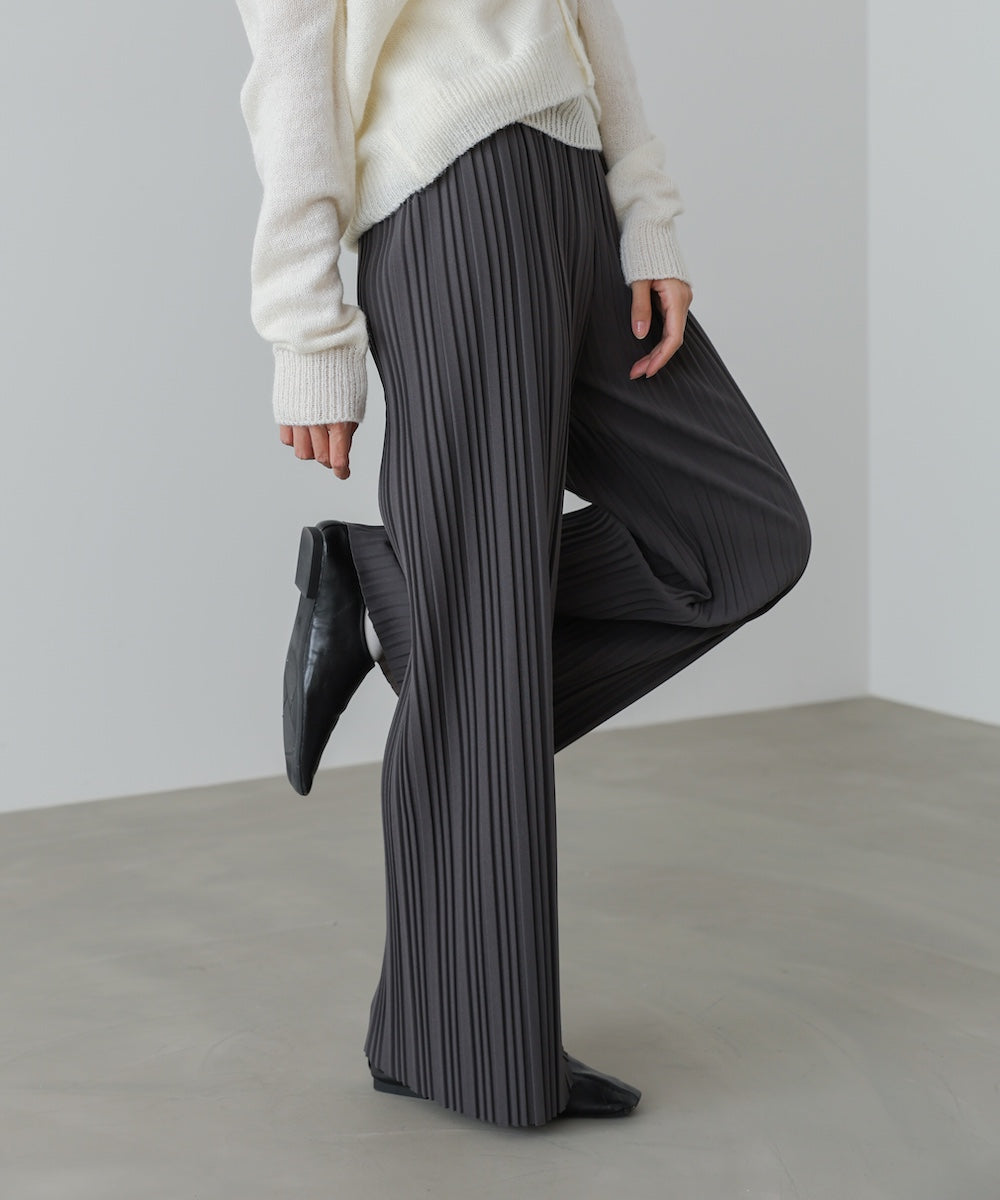 【M・Lサイズ展開】ランダムプリーツパンツ