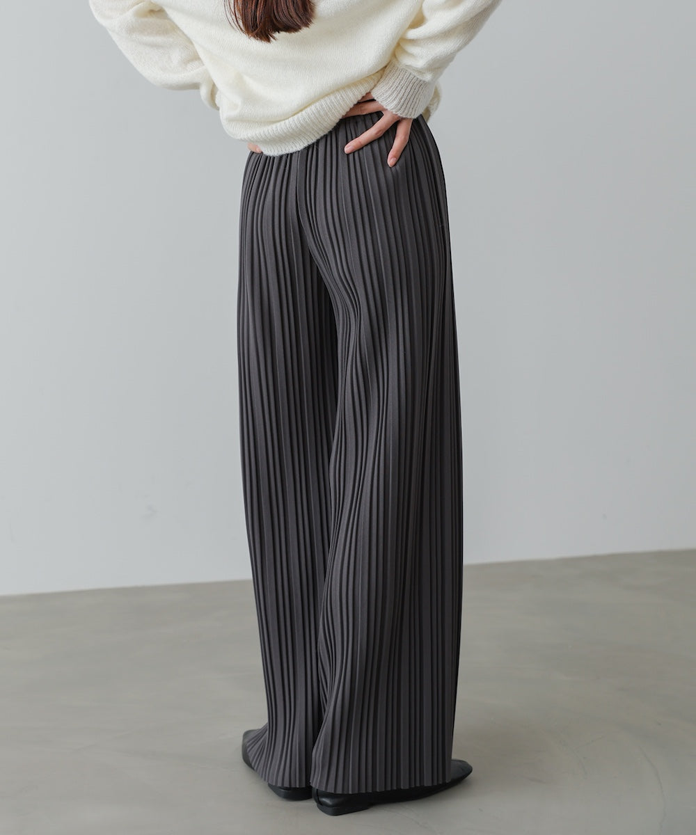【M・Lサイズ展開】ランダムプリーツパンツ