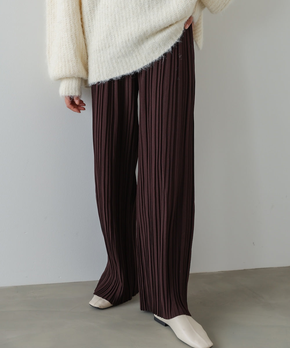 【M・Lサイズ展開】ランダムプリーツパンツ