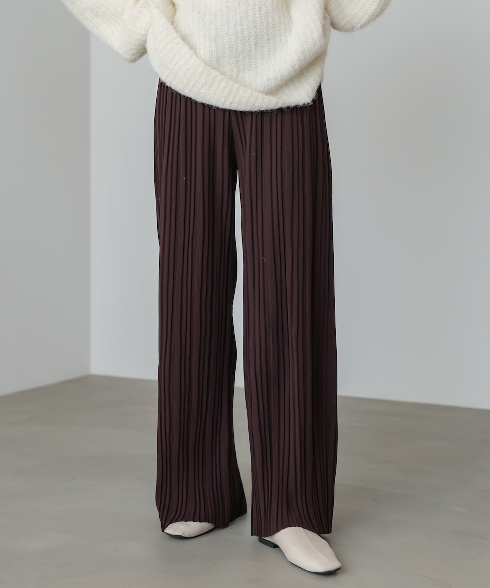 【M・Lサイズ展開】ランダムプリーツパンツ