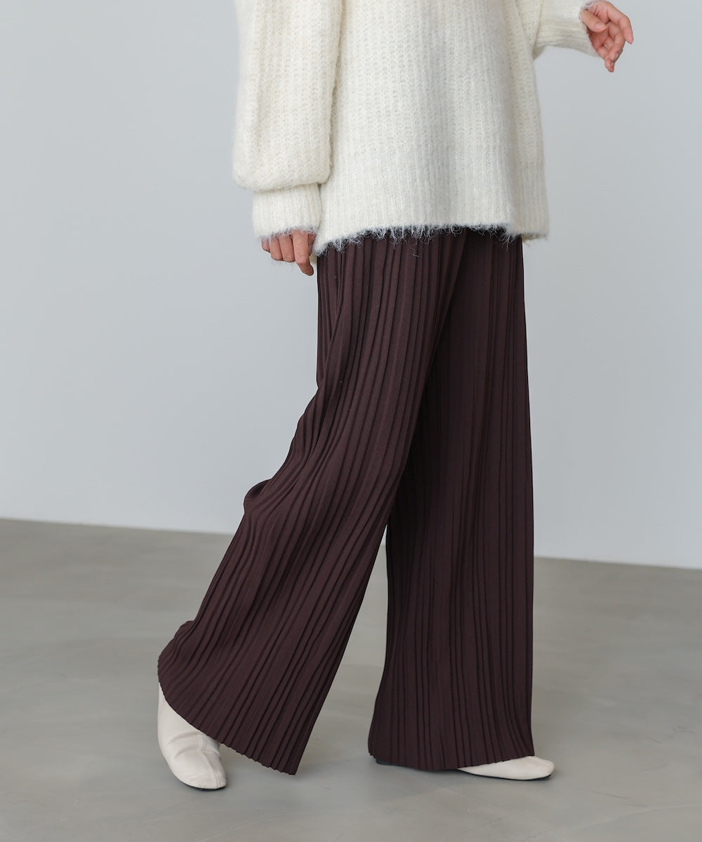 【M・Lサイズ展開】ランダムプリーツパンツ