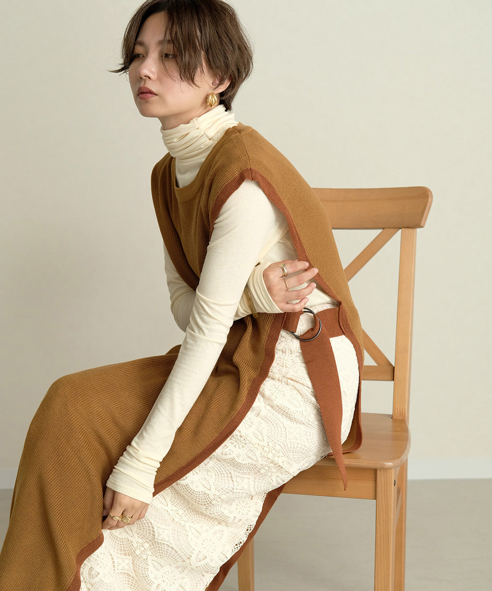 COLOR LONG VEST