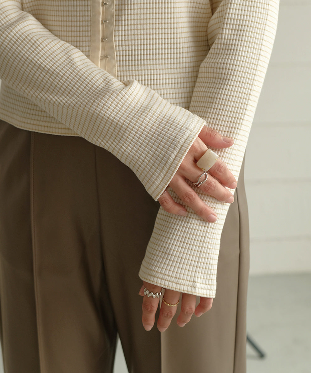 BORDER CARDIGAN