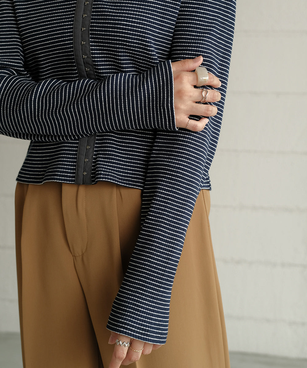 BORDER CARDIGAN