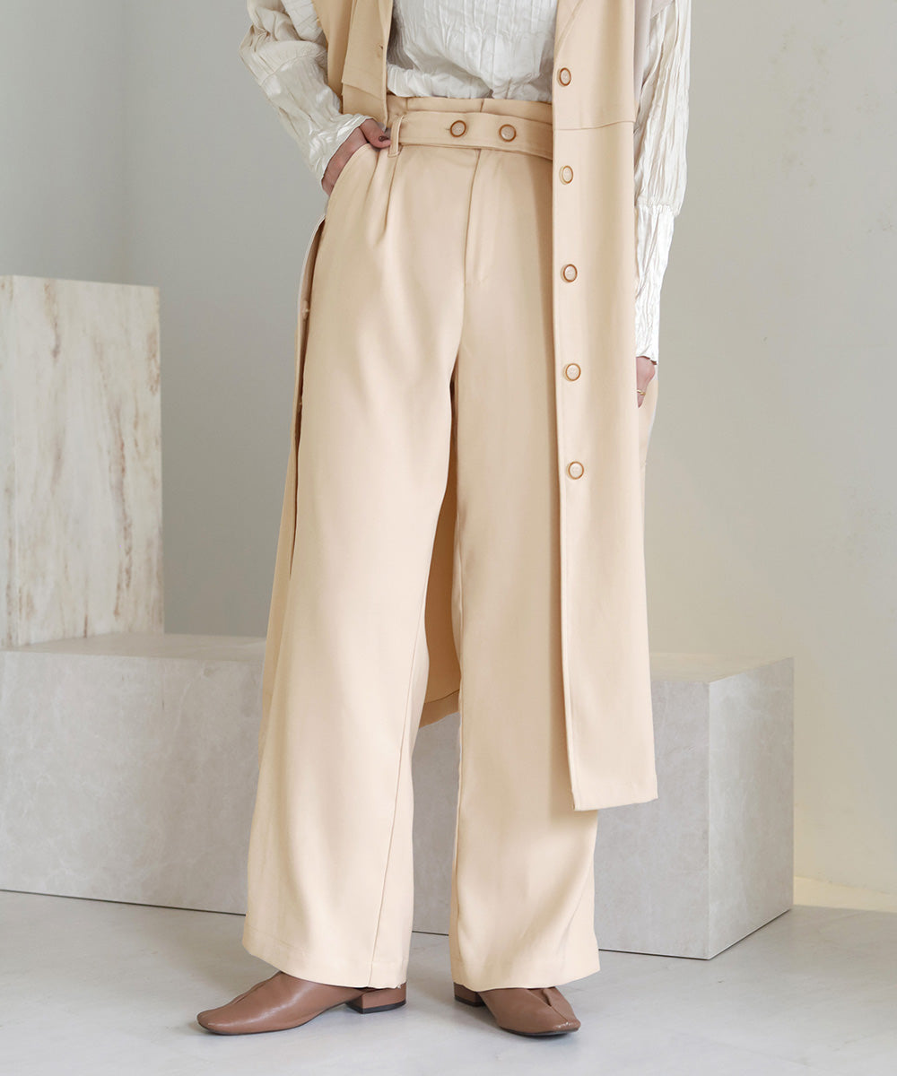 HIGH WAIST PANTS WITH BELT