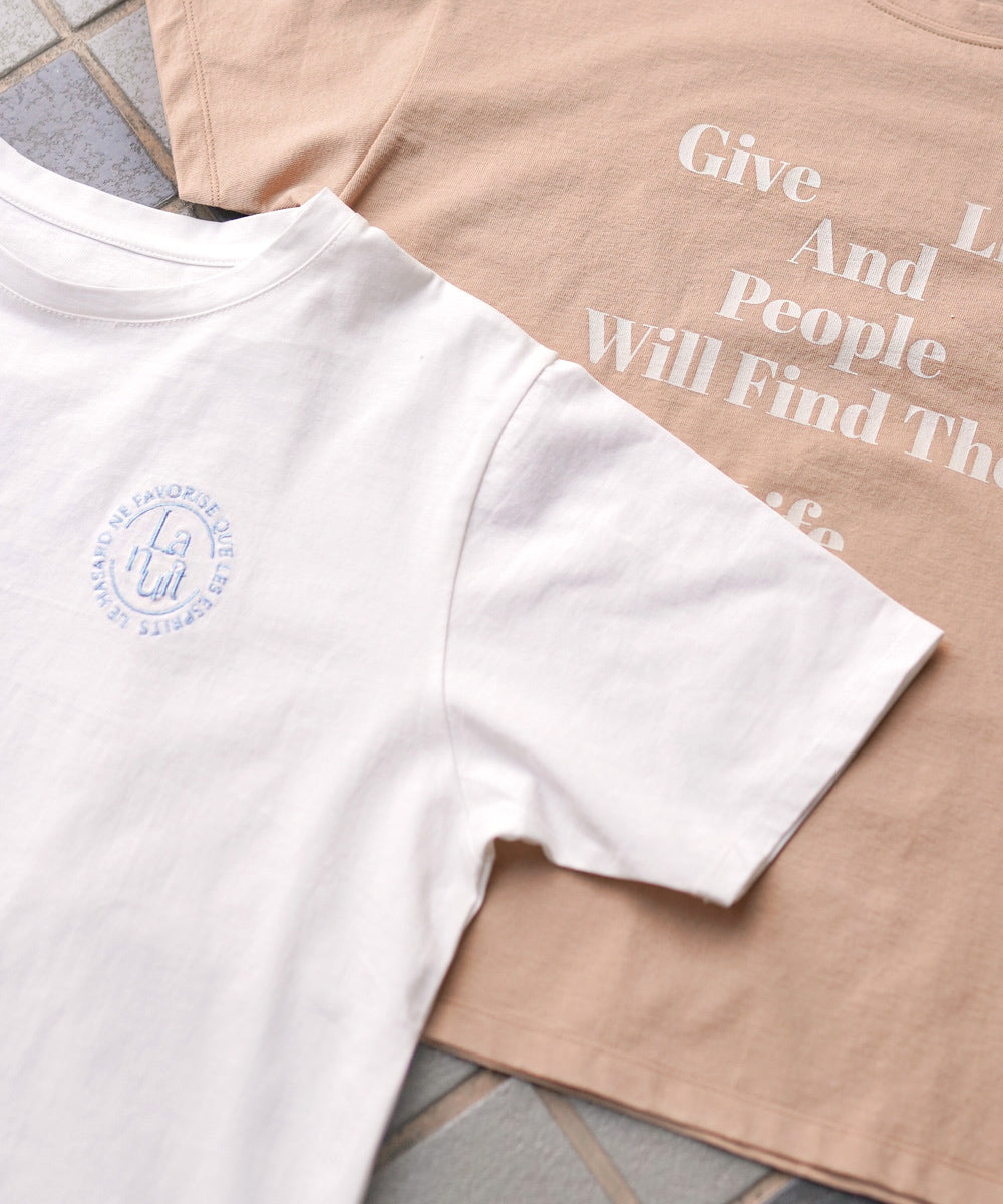 ドライタッチロゴTシャツ