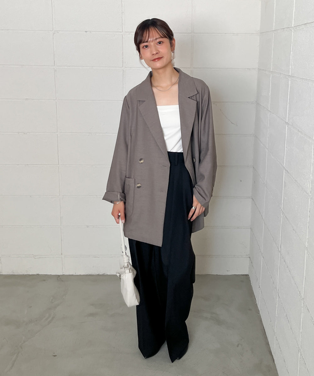 バックリボンダブルジャケット