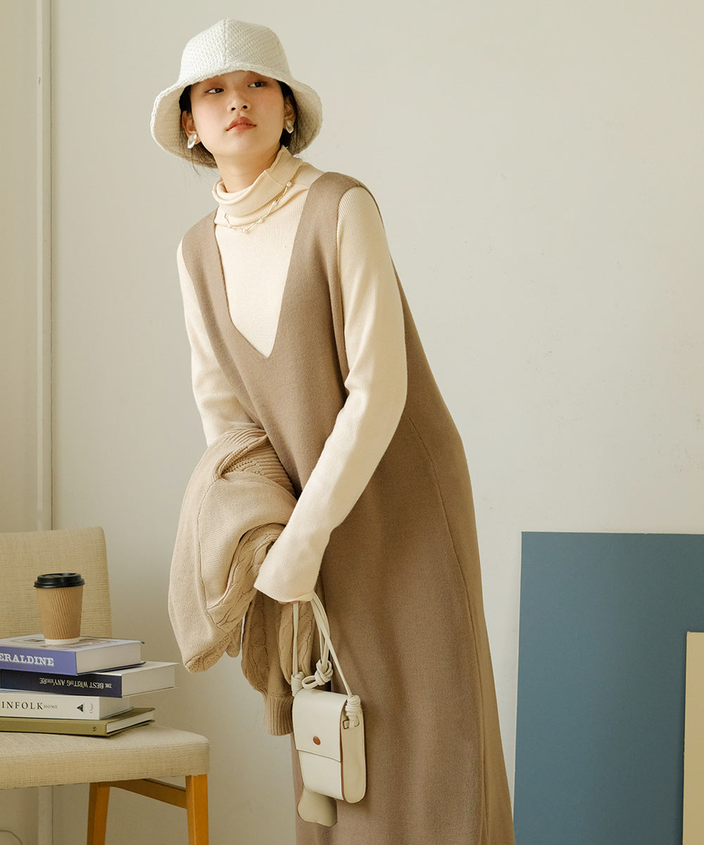 CARDIGAN + KNITONEPIECE SET