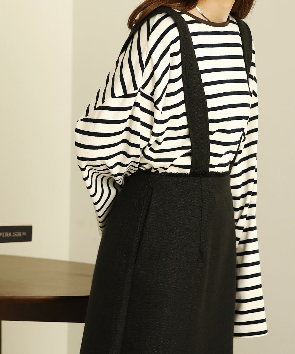 2WAY TWEED JUMPER SKIRT