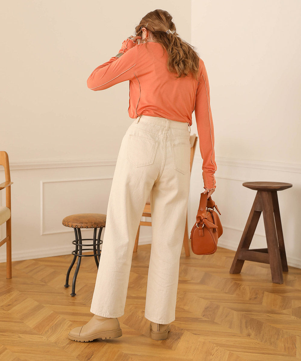 双色 MELLOW SWITTING 透明上衣