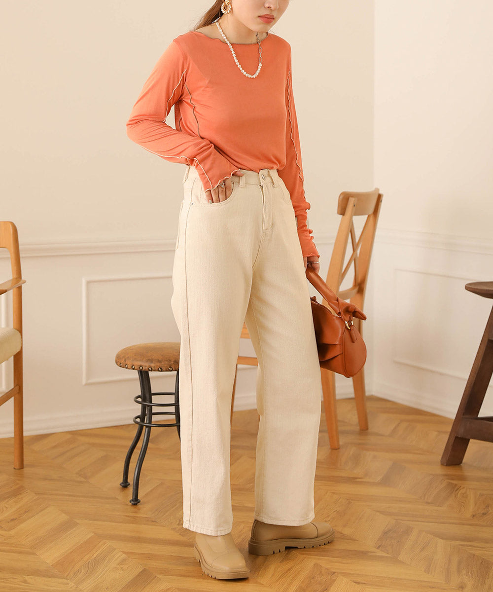 双色 MELLOW SWITTING 透明上衣