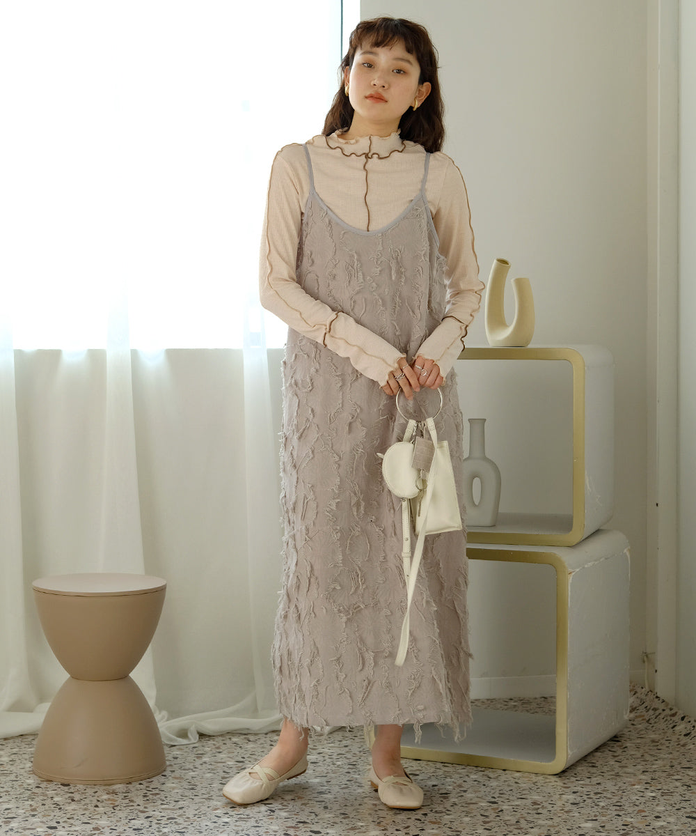 SHAGGY JACQUARD ONEPIECE