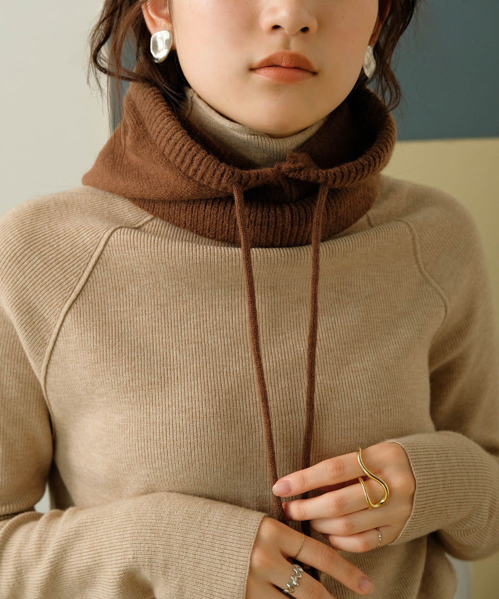 BALACLAVA KNIT HOOD WARMER