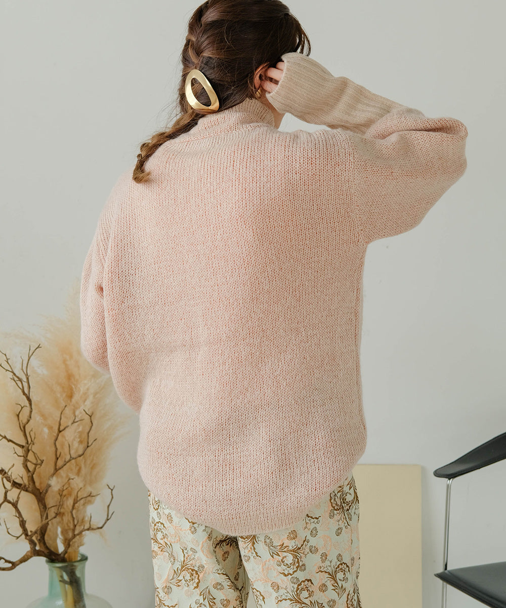 COLLAR REVERSIBLE KNIT