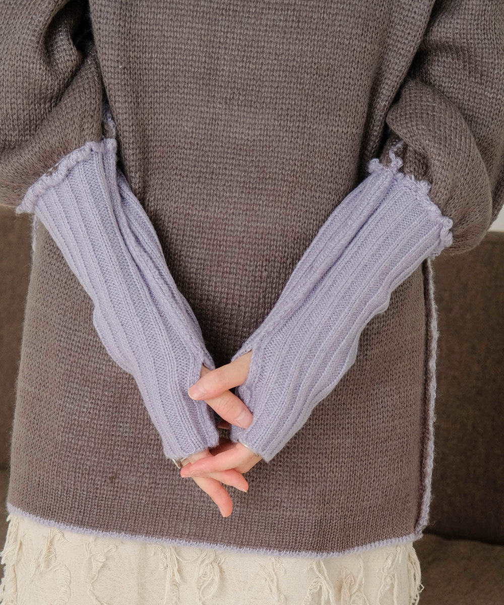 COLLAR REVERSIBLE KNIT