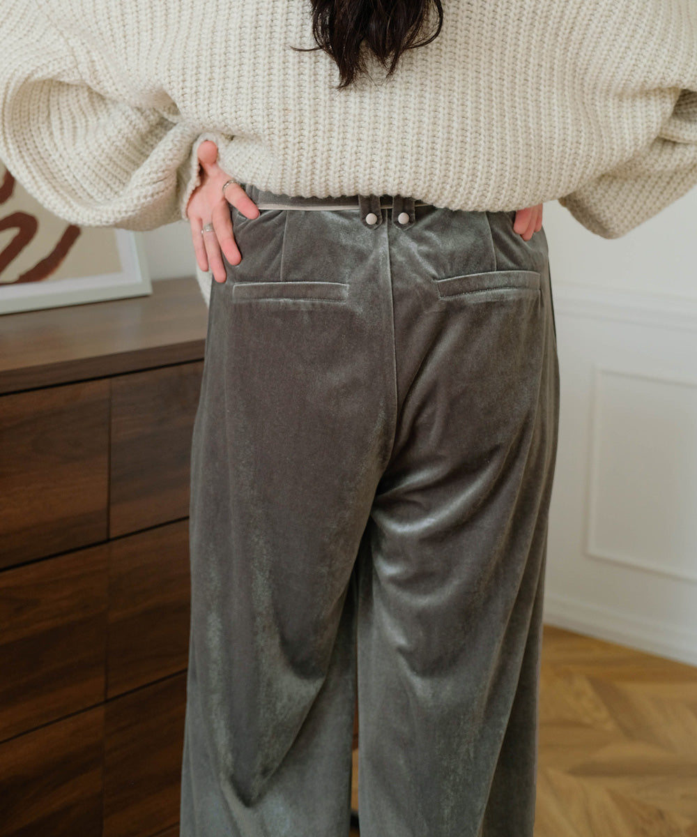 PIPING VELOR PANTS