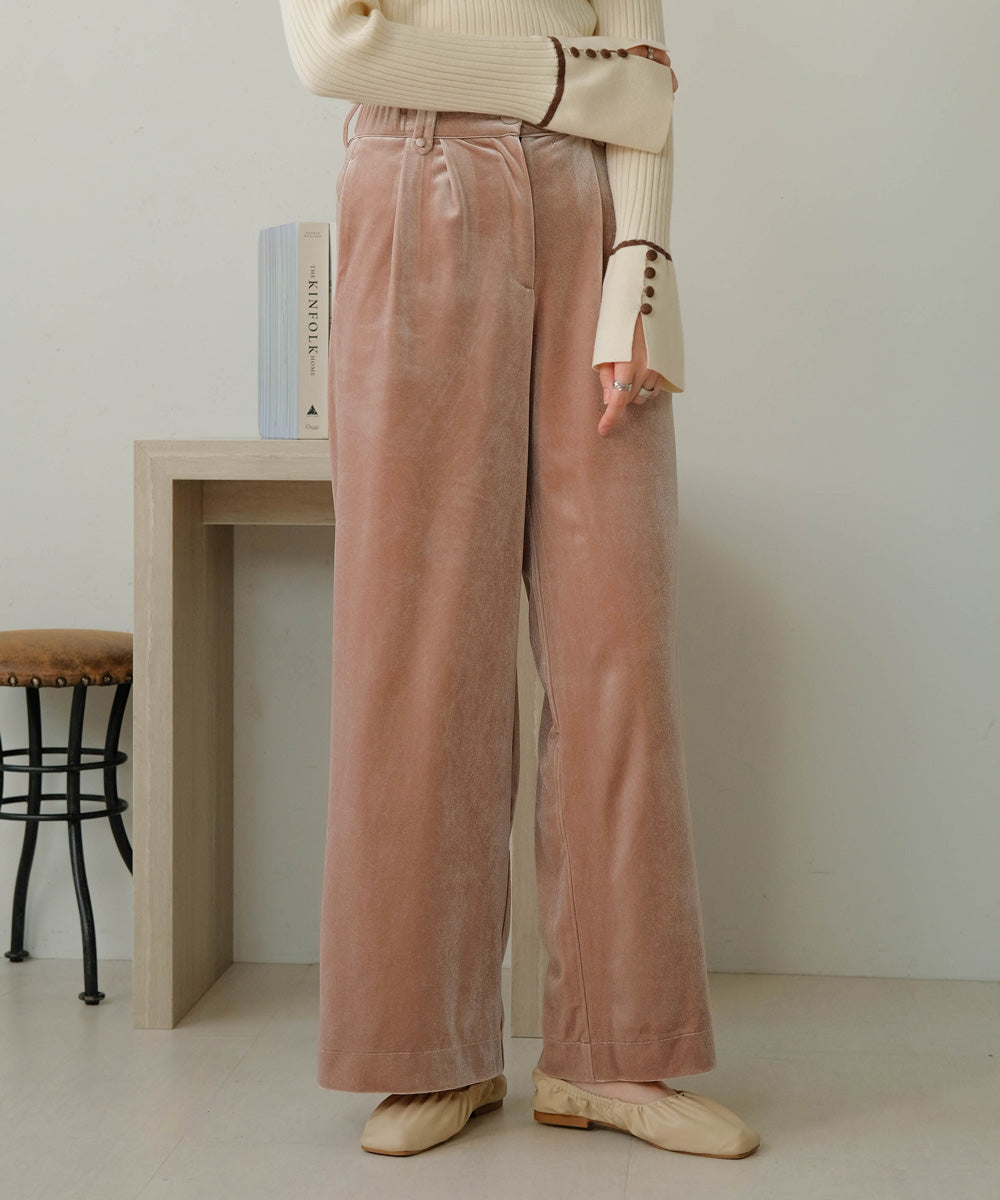 PIPING VELOR PANTS