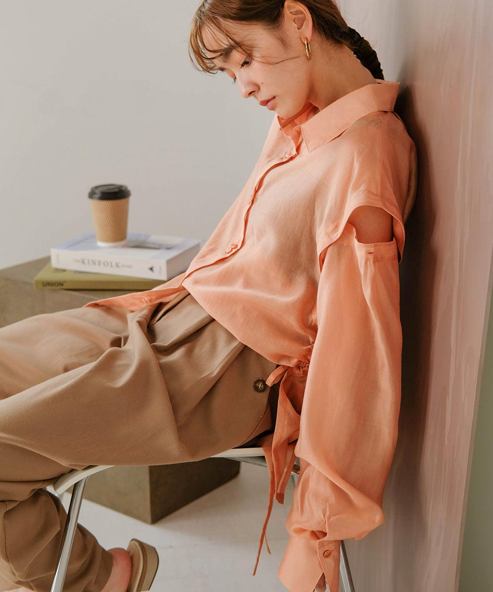 MULTI WAY SHEER SHIRT