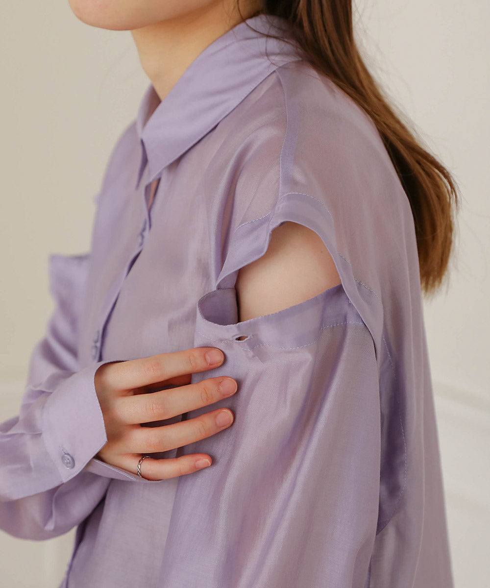 MULTI WAY SHEER SHIRT