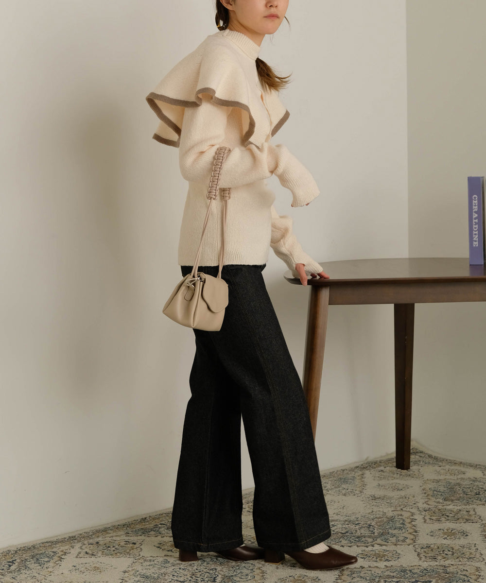 CAPE SET KNIT TOPS