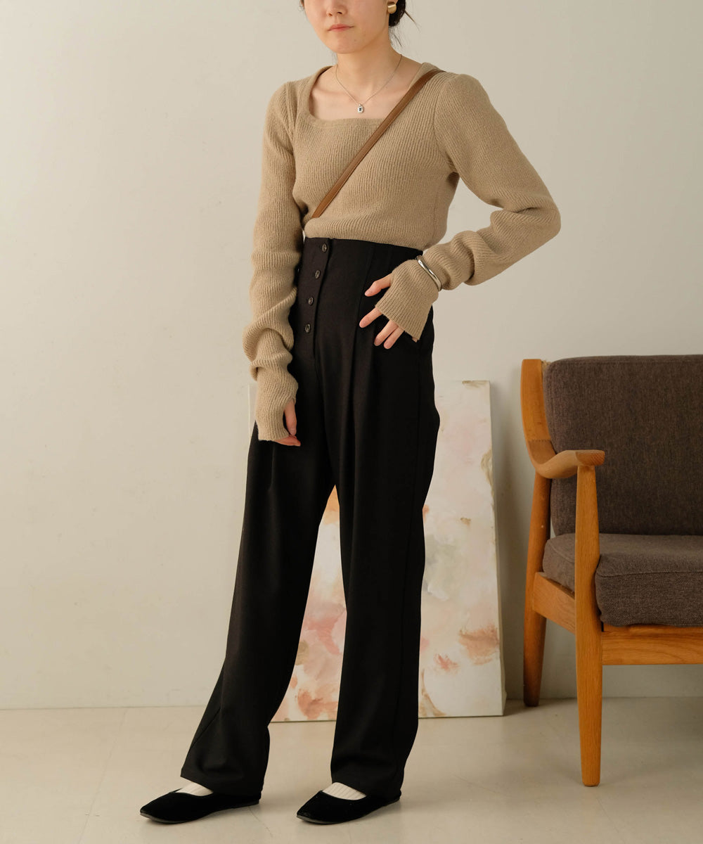 CAPE SET KNIT TOPS