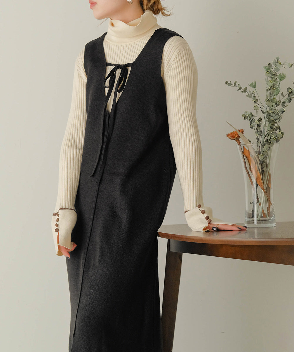 2WAY KNIT JUMPER ONEPIECE