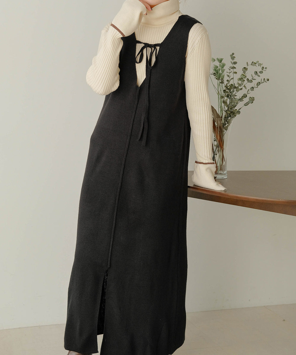 2WAY KNIT JUMPER ONEPIECE