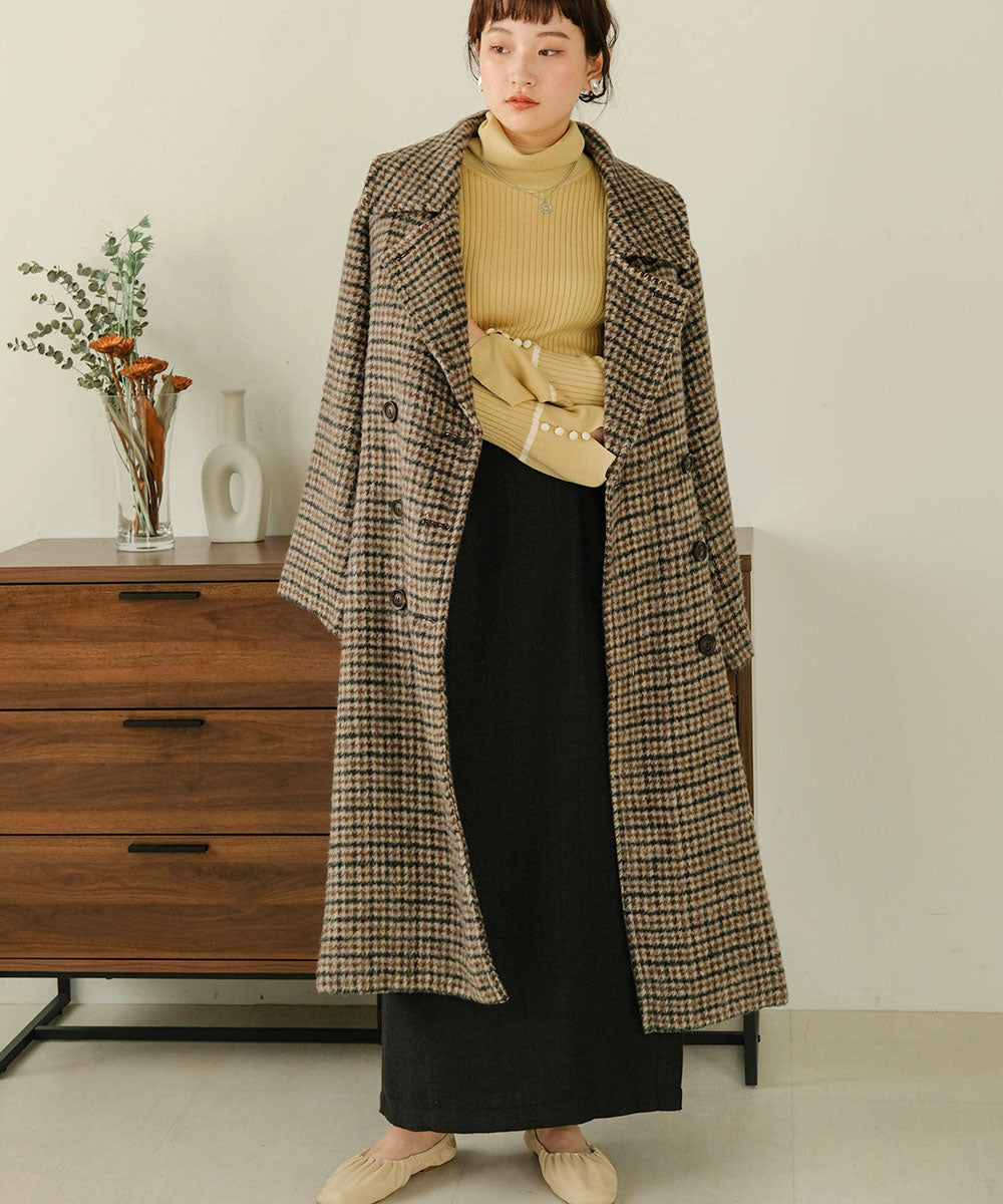SHAGGY DOUBLE LONG COAT