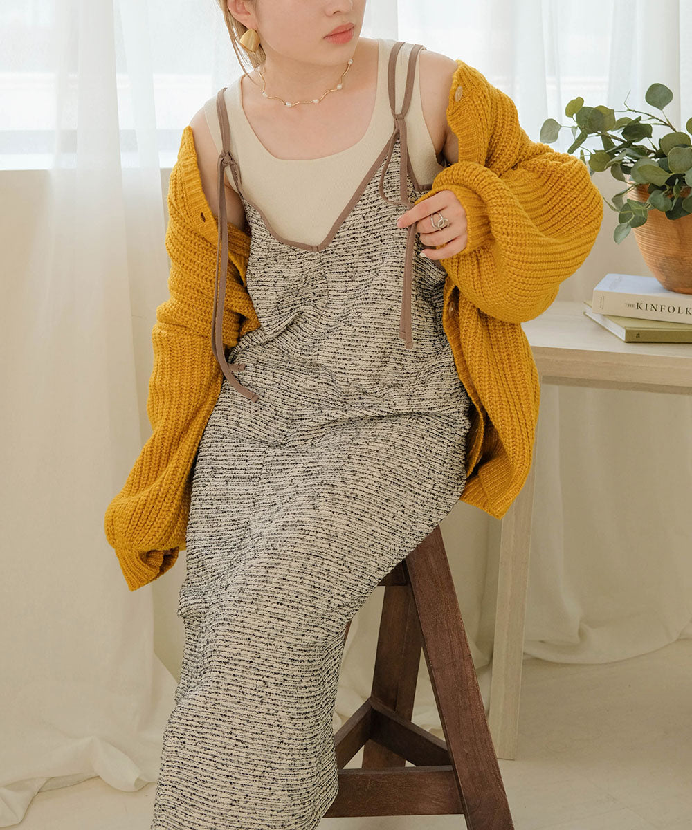 COLOR PIPING 2WAY ONEPIECE