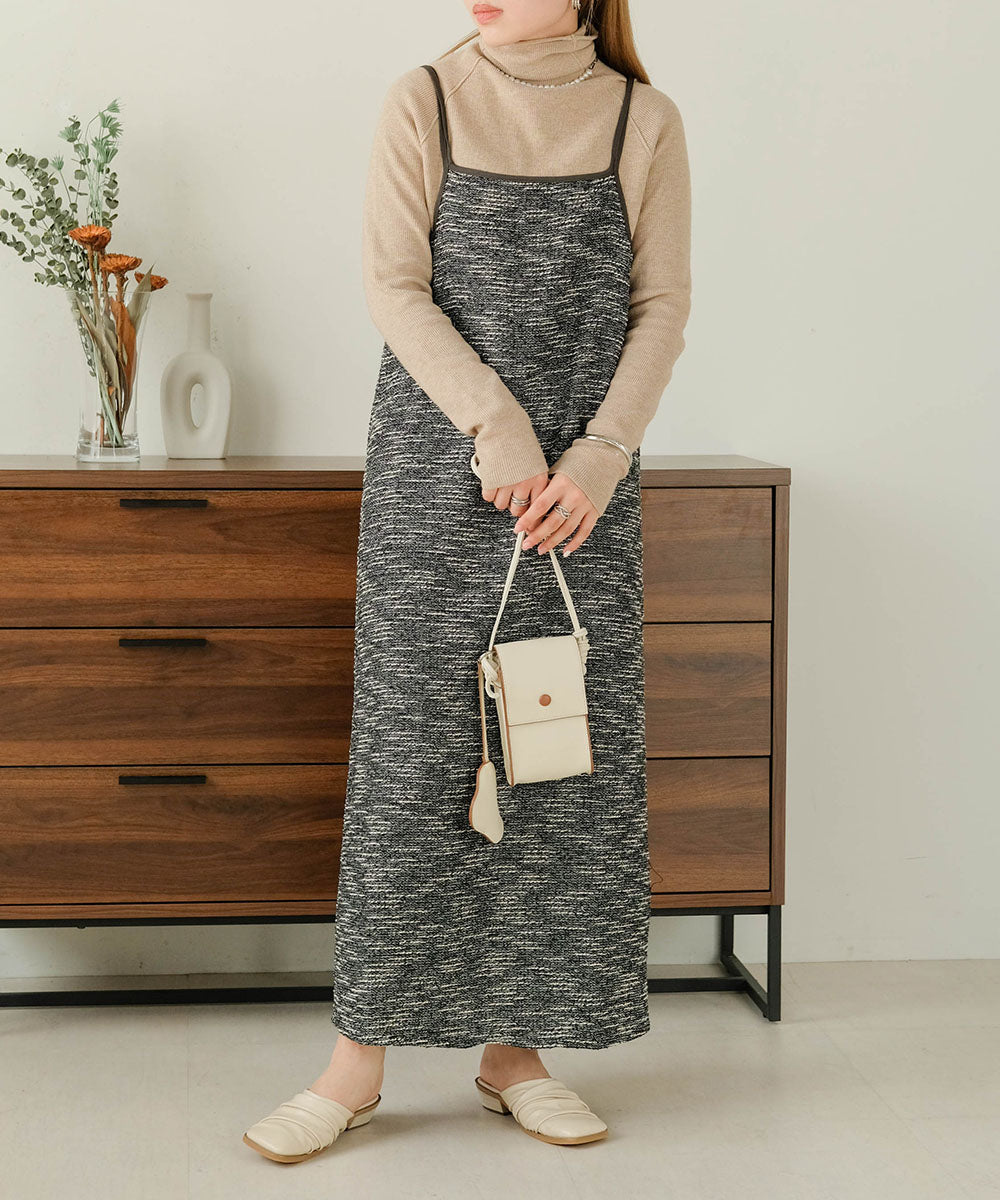 COLOR PIPING 2WAY ONEPIECE