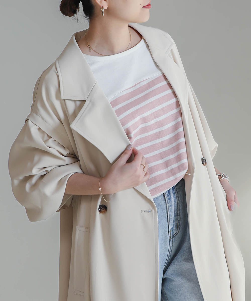 FLARE TRENCH COAT