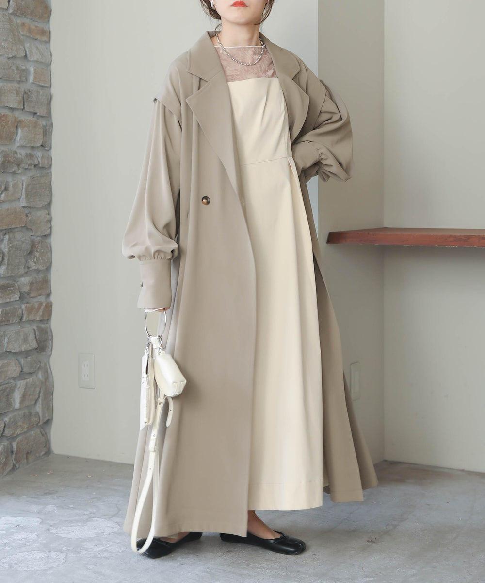 FLARE TRENCH COAT
