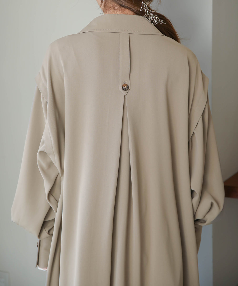 FLARE TRENCH COAT