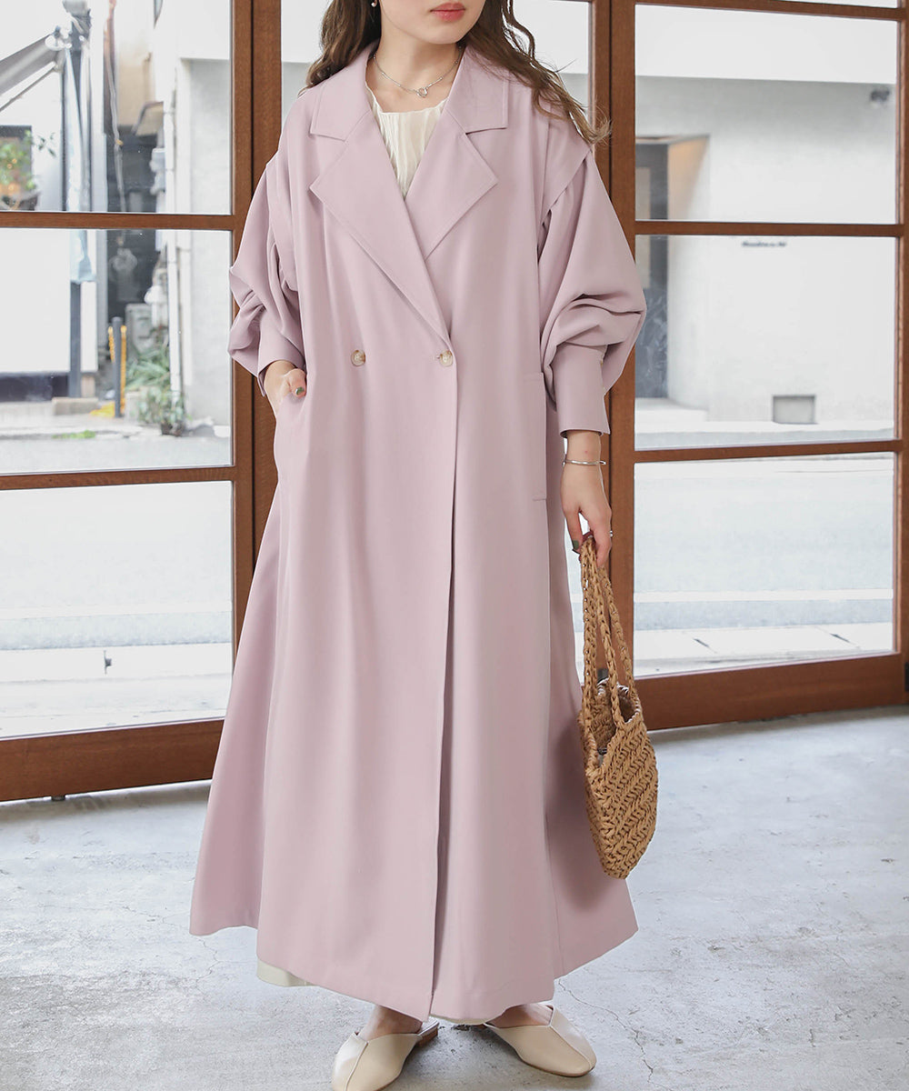 FLARE TRENCH COAT