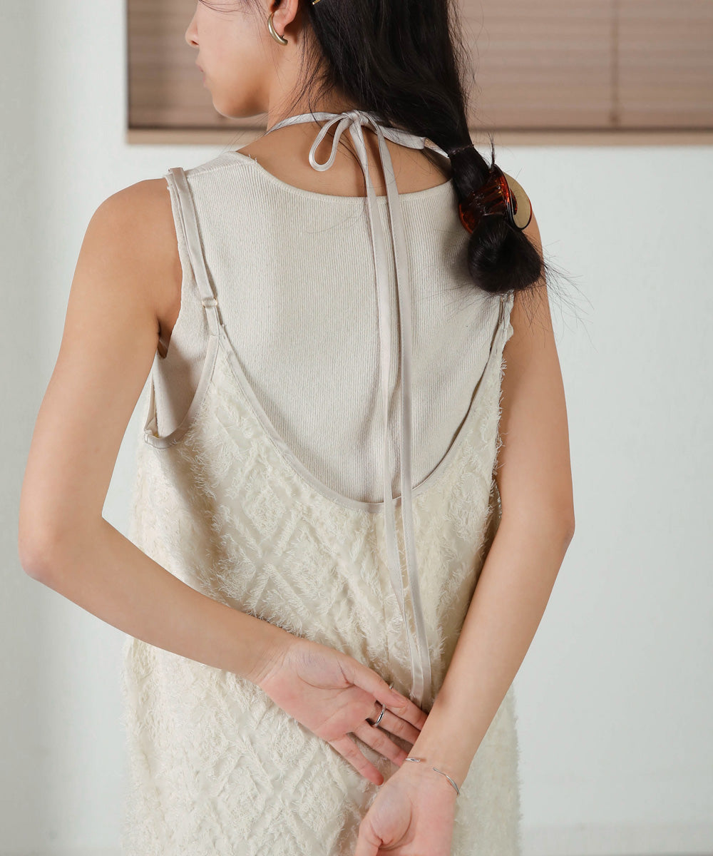 SHAGGY CROSS ONEPIECE