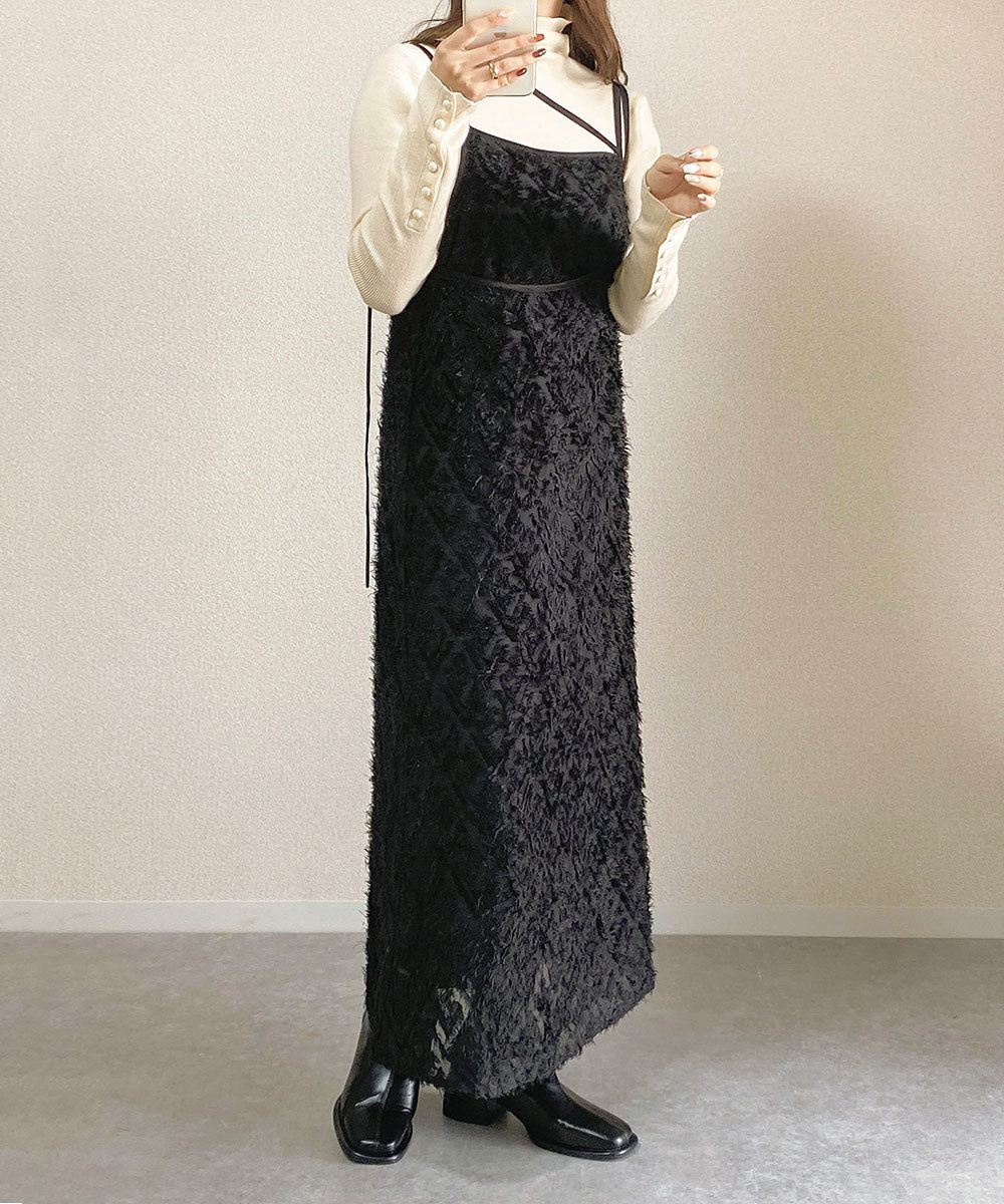 SHAGGY CROSS ONEPIECE