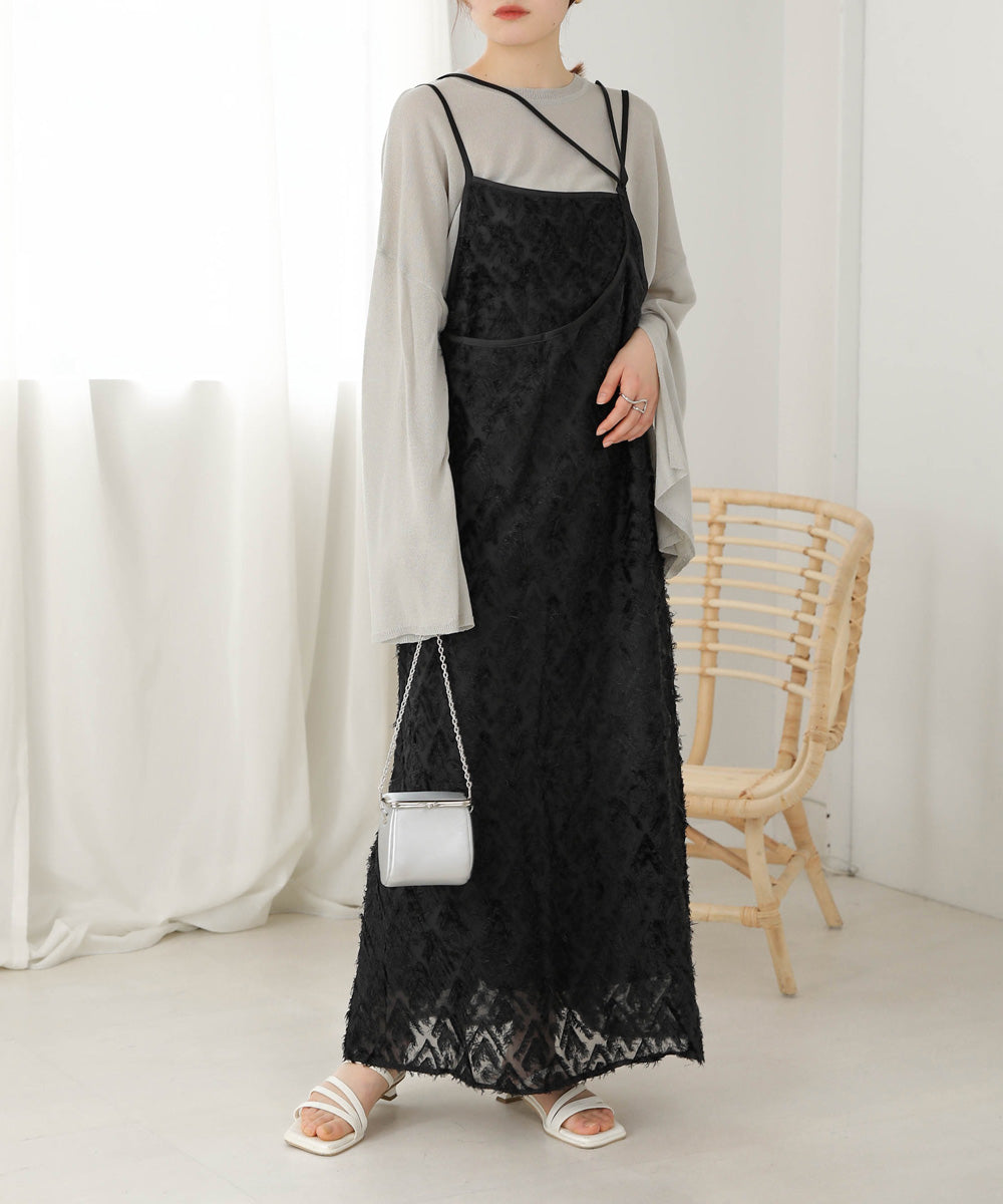 SHAGGY CROSS ONEPIECE