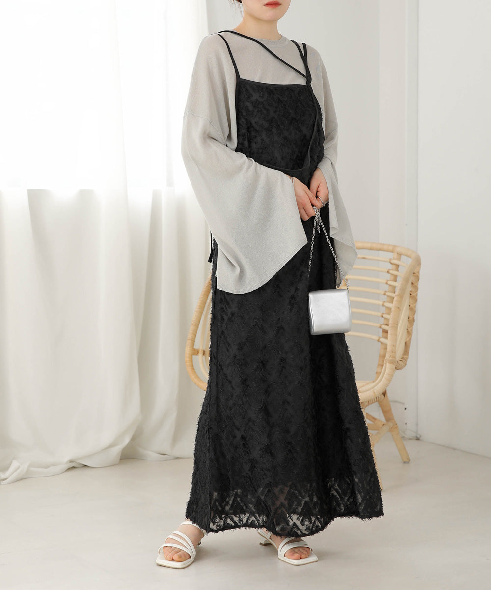 SHAGGY CROSS ONEPIECE