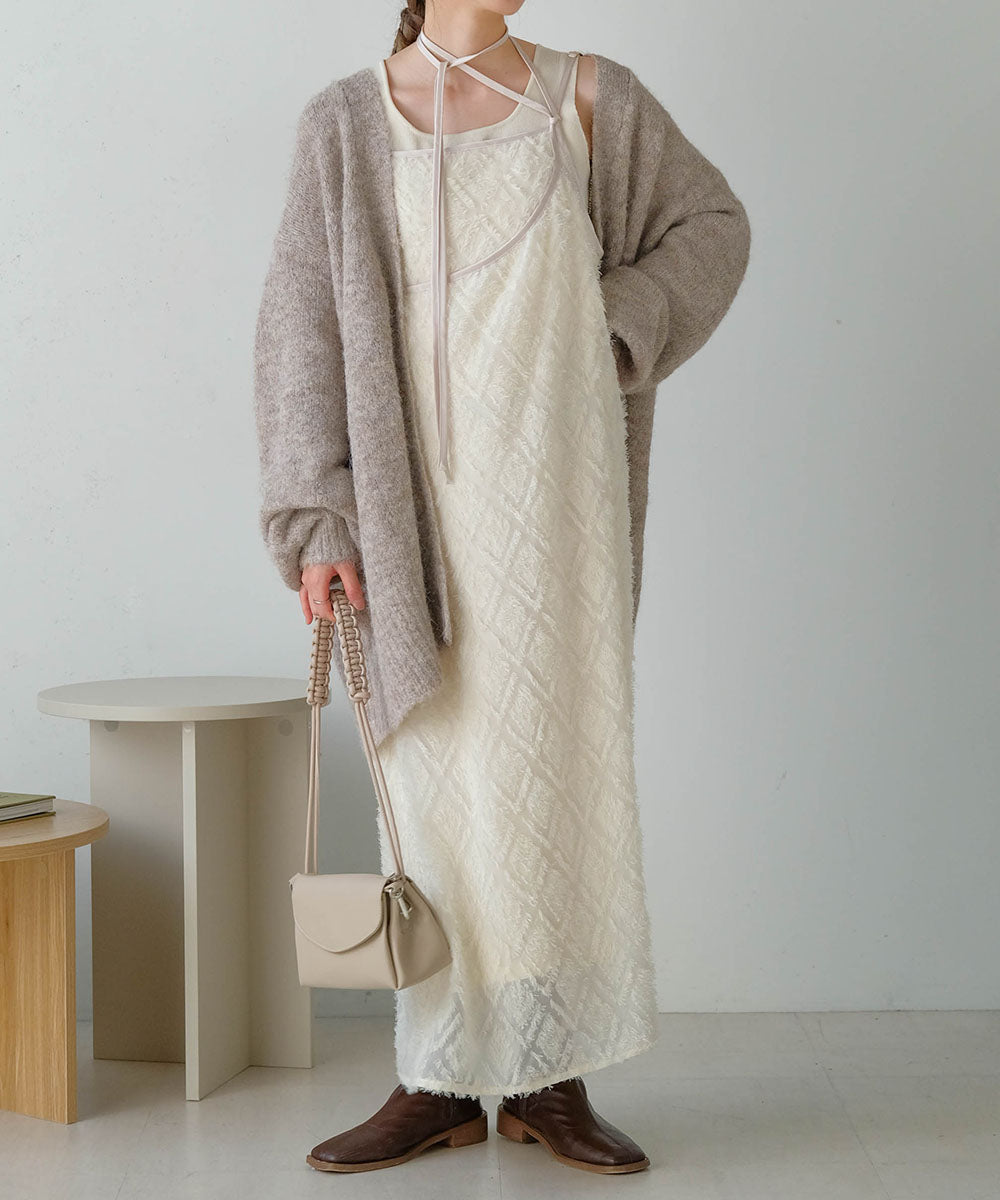 SHAGGY CROSS ONEPIECE