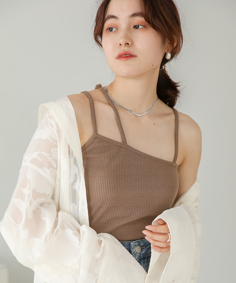 ASYMMETRIC CUP CAMISOLE