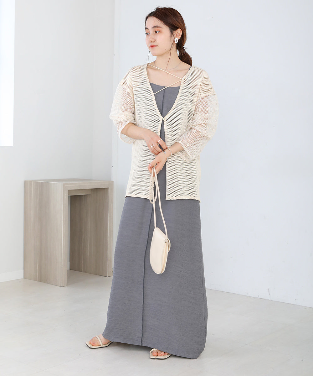 2WAY MESH LACE BLOUSE