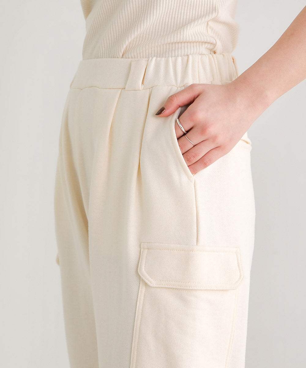 HEM TIE SWEAT TUCK PANTS