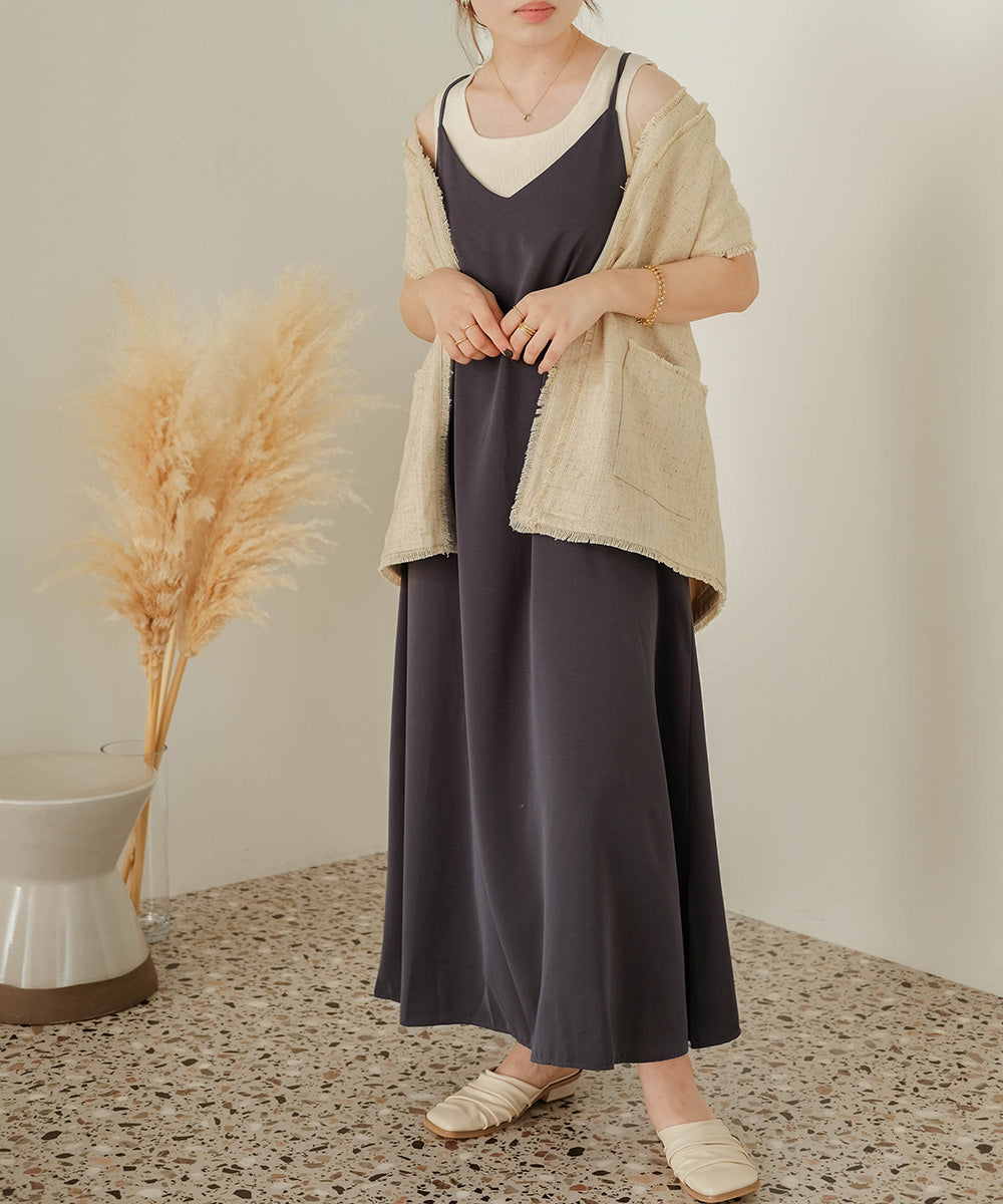 BACK DESIGN CAMISOLE ONEPIECE