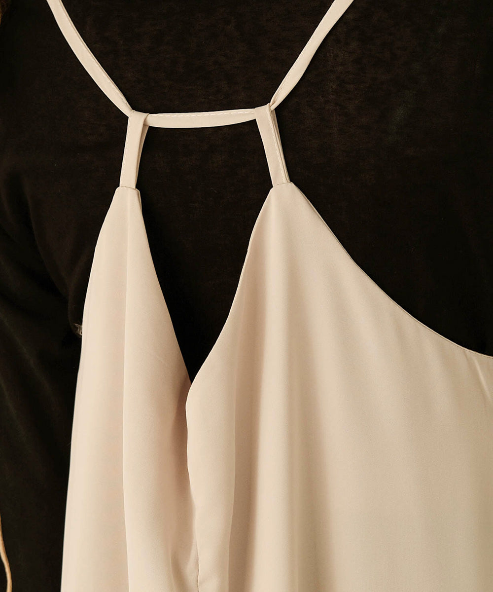 BACK DESIGN CAMISOLE ONEPIECE